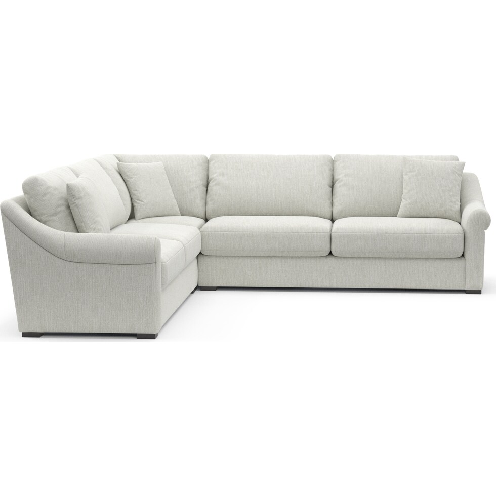 bowery gray sleeper sectional   