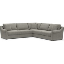 bowery gray sleeper sectional   