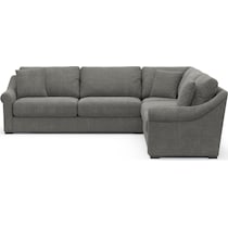 bowery gray sleeper sectional   