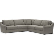 bowery gray sleeper sectional   