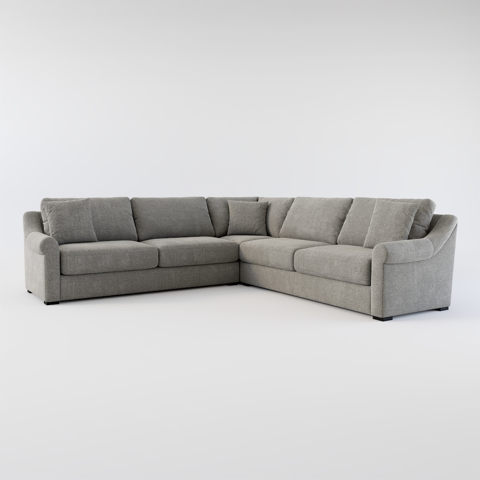 bowery gray sleeper sectional web   