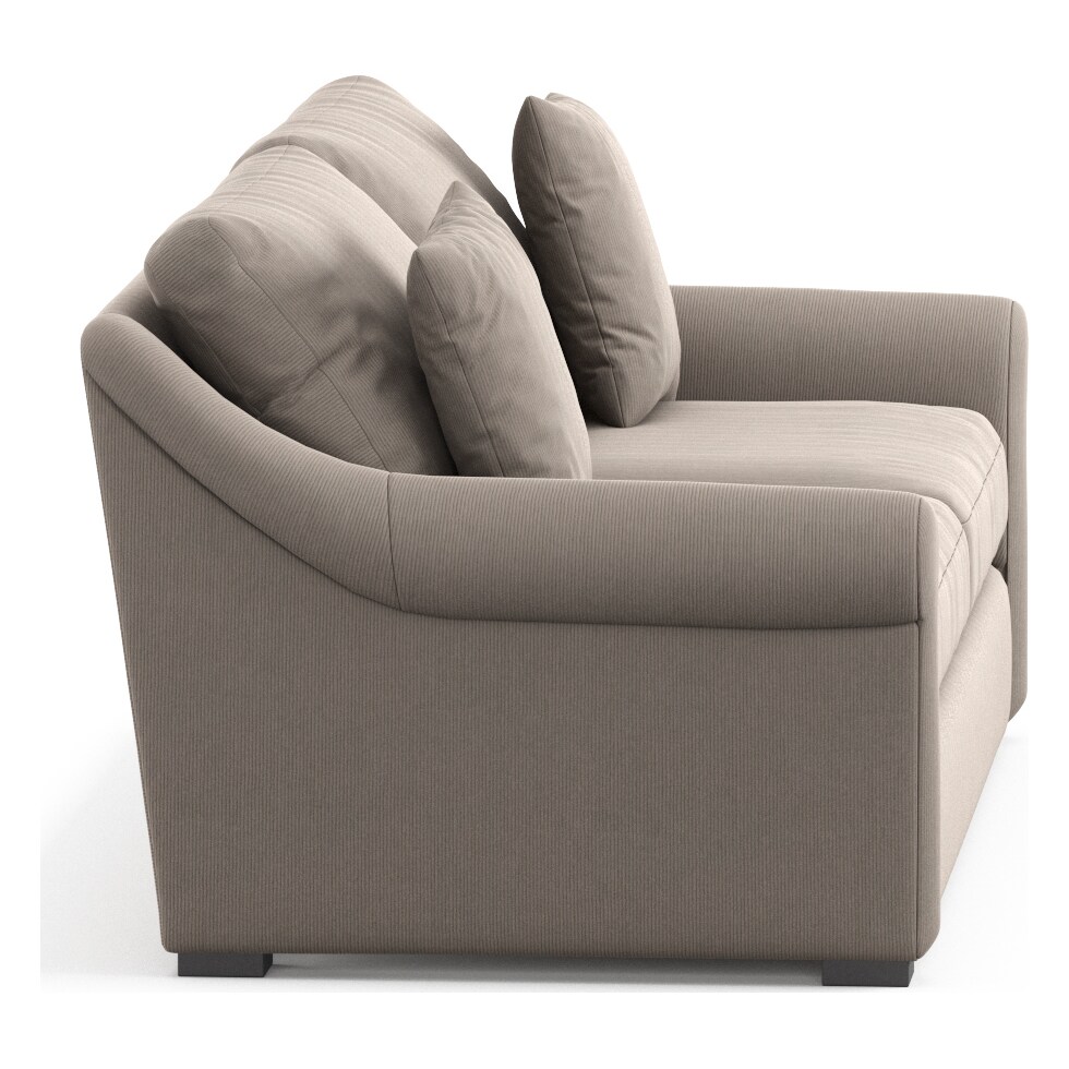 bowery gray sleeper sofa   