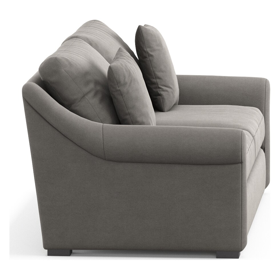 bowery gray sleeper sofa   