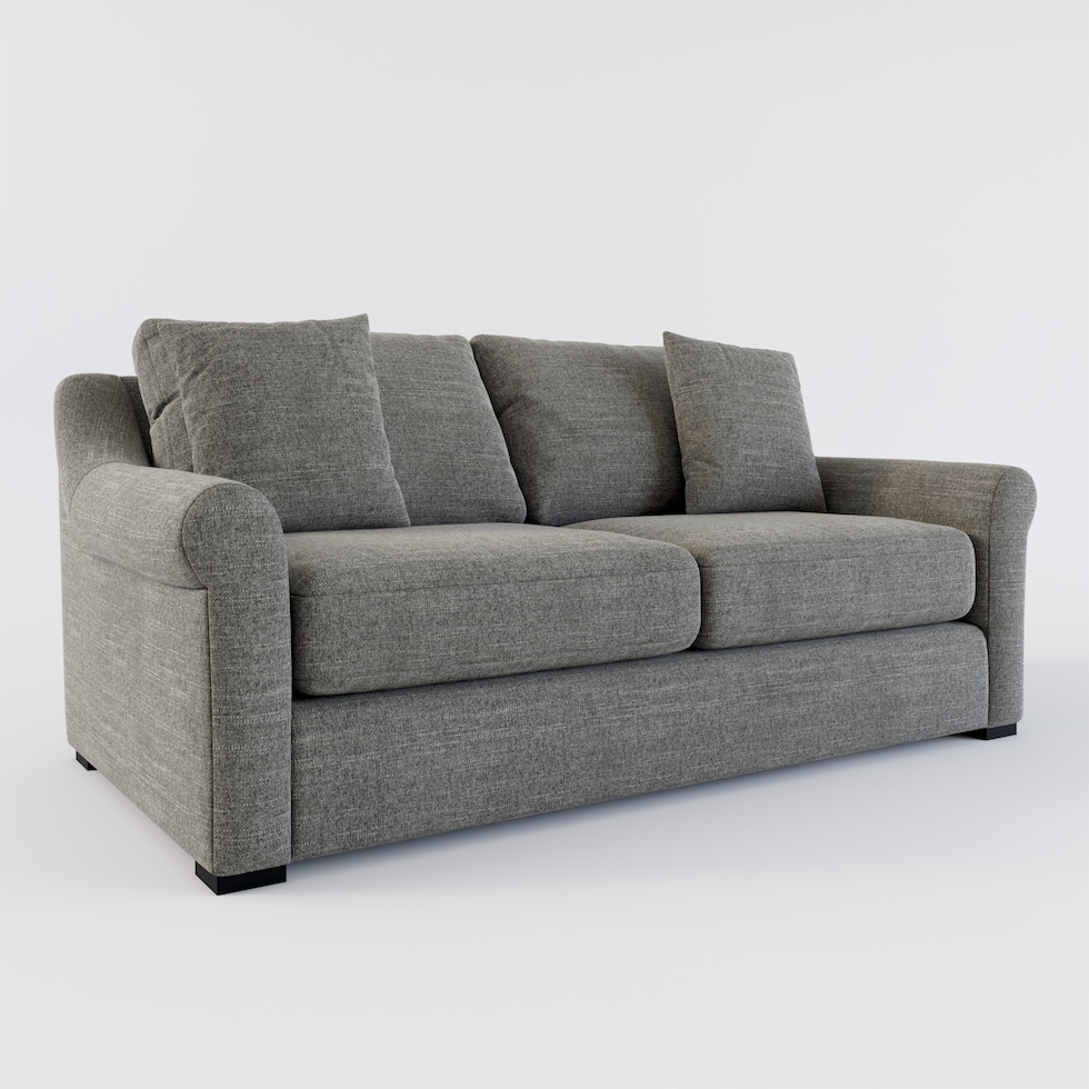 bowery gray sleeper sofa web   