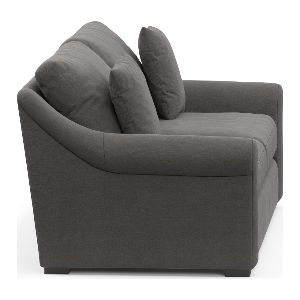 bowery gray sofa   