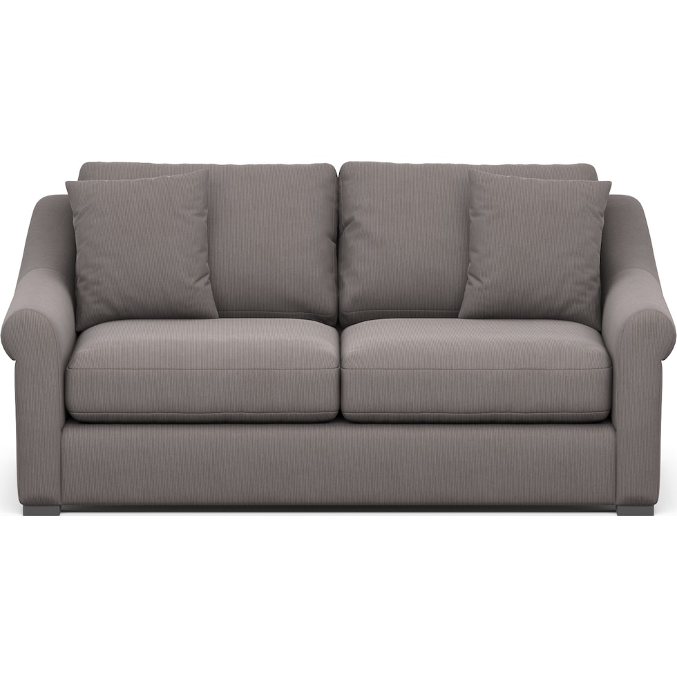 bowery gray sofa   