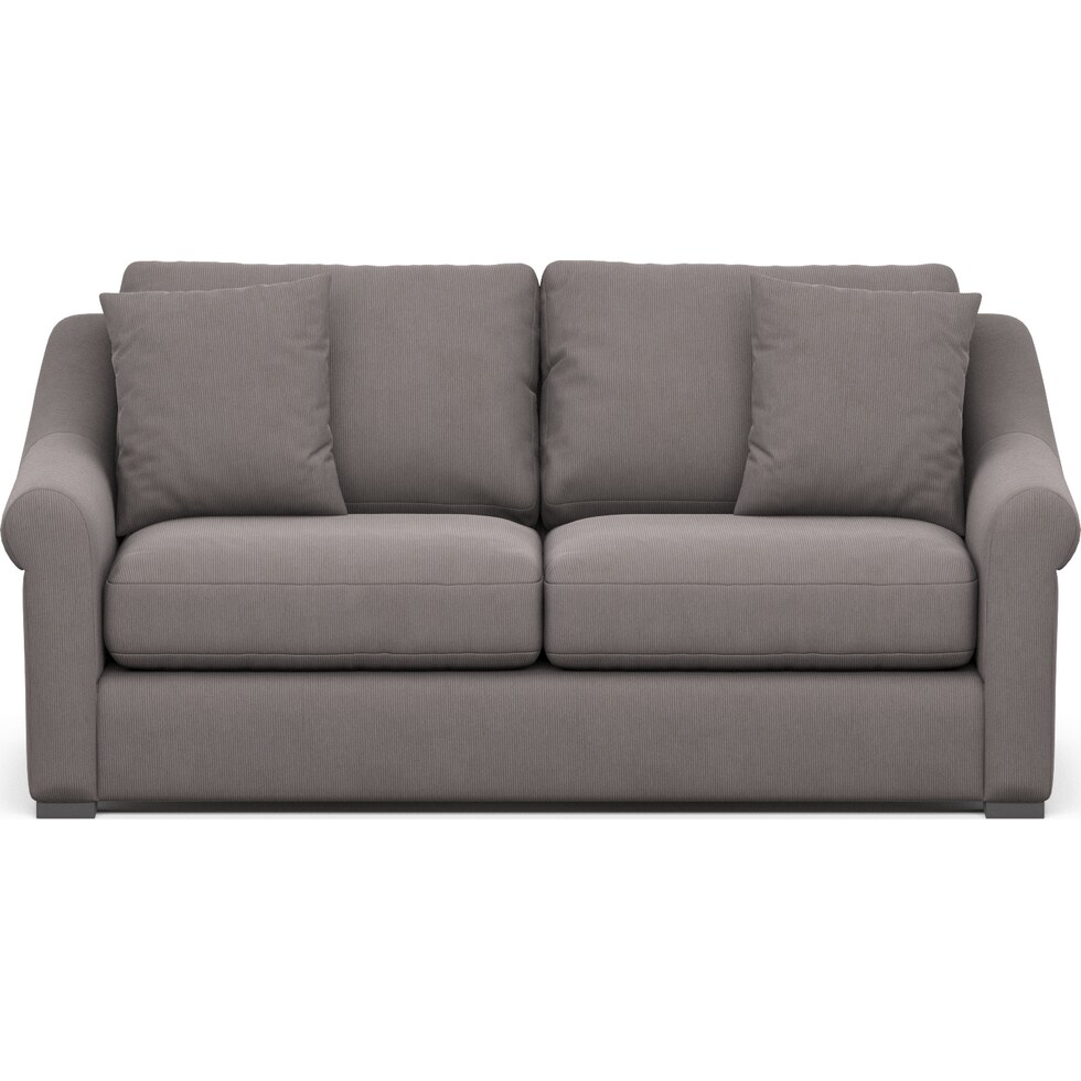 bowery gray sofa   