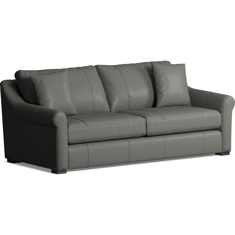 bowery gray sofa   