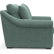 bowery green chair and a half   