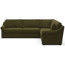 bowery green sleeper sofa   