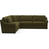 bowery green sleeper sofa   