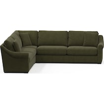 bowery green sleeper sofa   