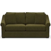 bowery green sofa   