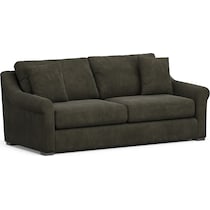 bowery green sofa   