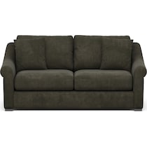 bowery green sofa   