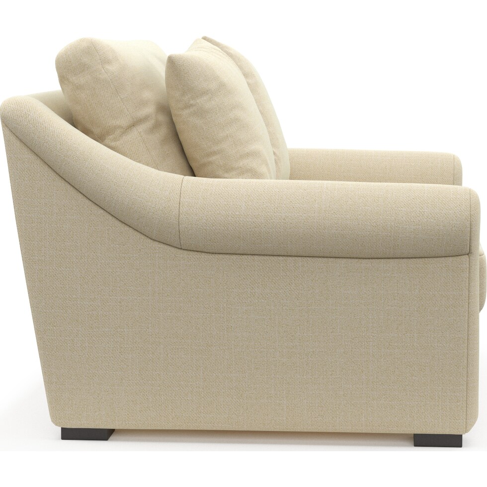 bowery light brown chair and a half   