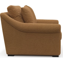 bowery light brown corner chair   