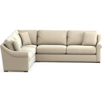 bowery light brown sectional   