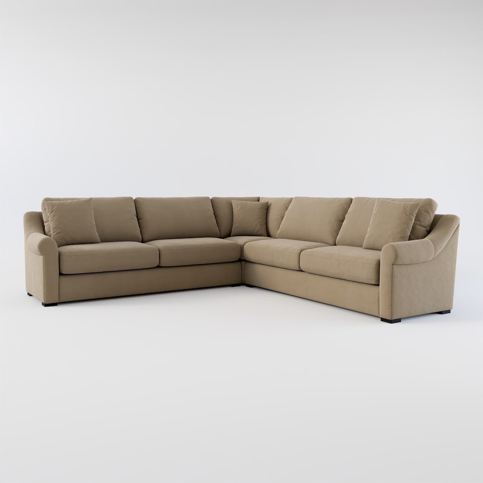 bowery light brown sectional web   