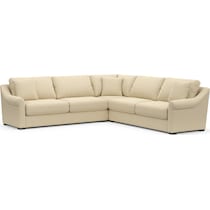 bowery light brown sleeper sectional   