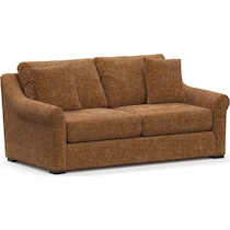 bowery light brown sleeper sofa   