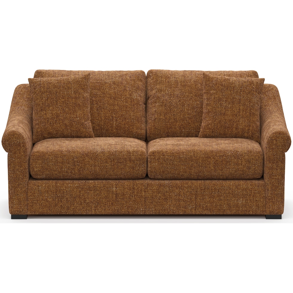 bowery light brown sleeper sofa   