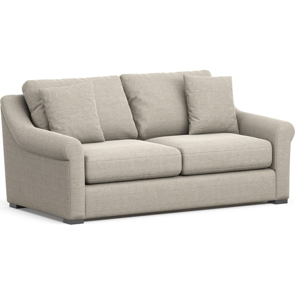 bowery light brown sleeper sofa   