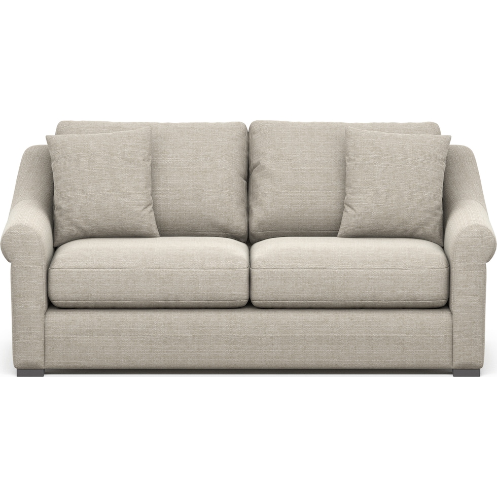 bowery light brown sleeper sofa   