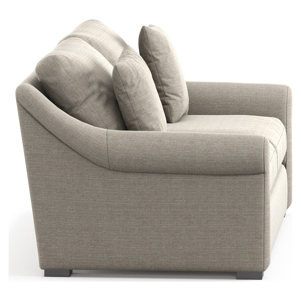 bowery light brown sleeper sofa   