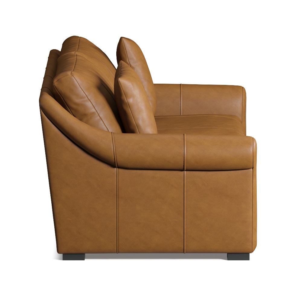 bowery light brown sleeper sofa   