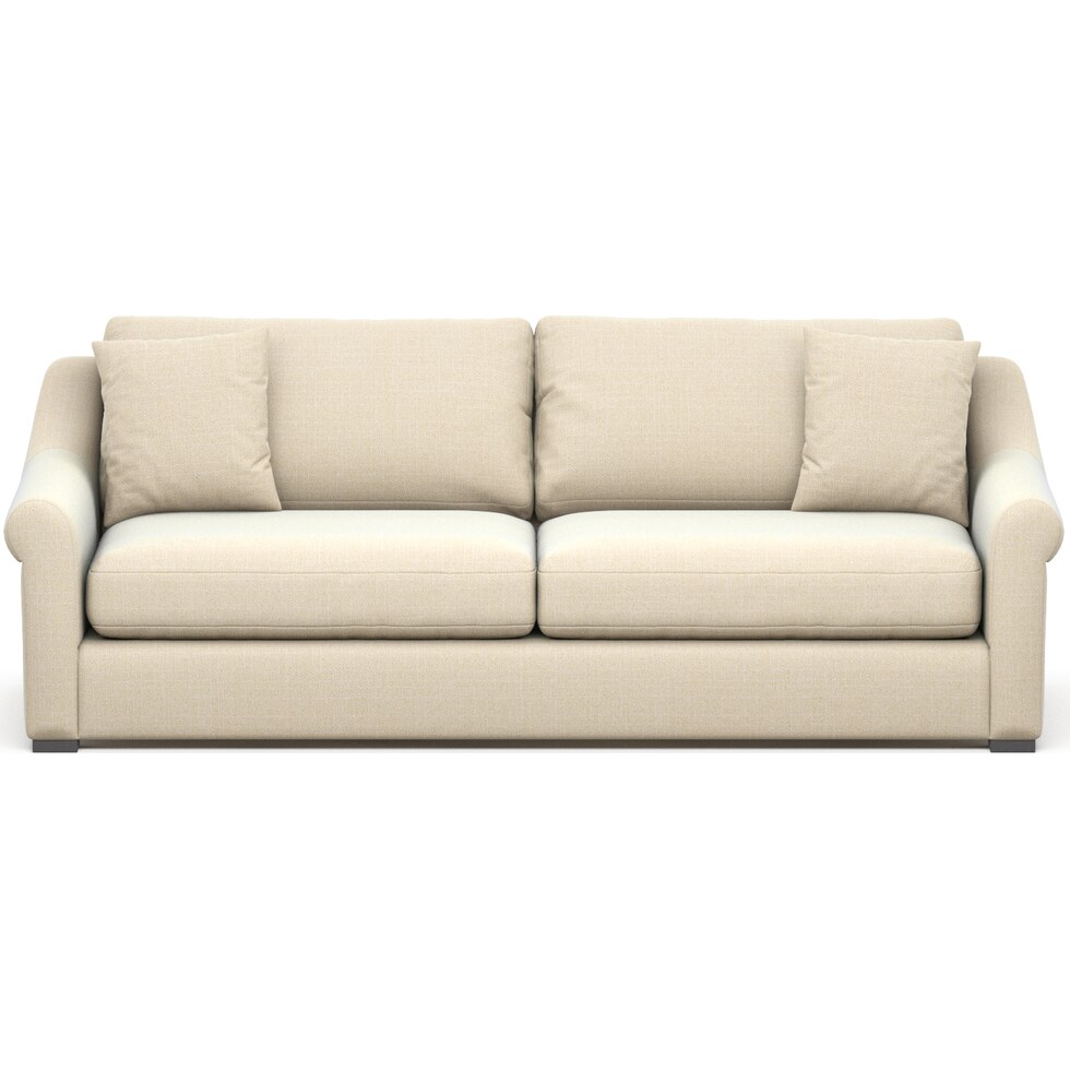 bowery light brown sofa   