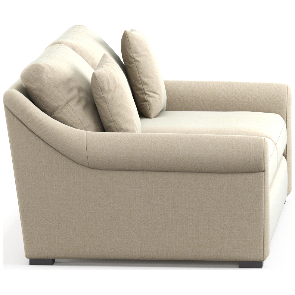bowery light brown sofa   