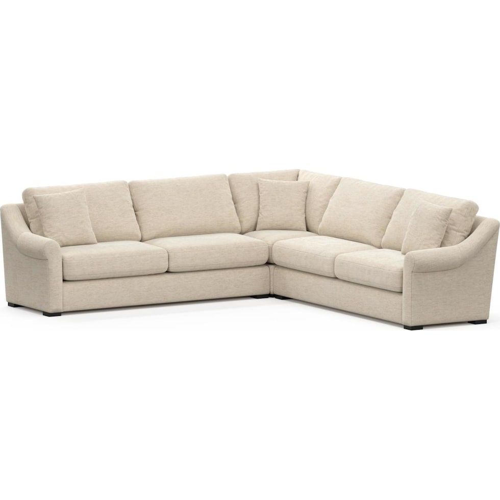 bowery neutral sectional   
