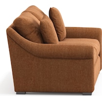 bowery orange sleeper sofa   