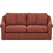 bowery orange sofa   