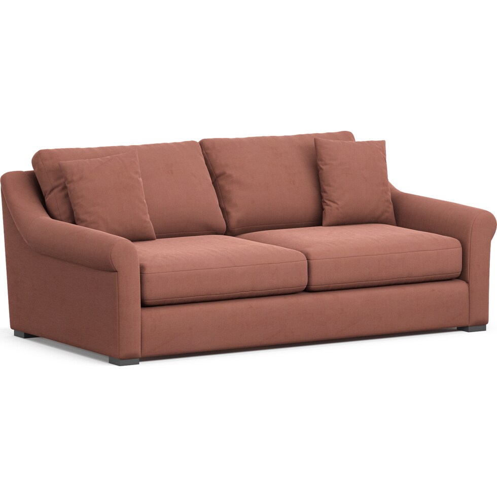 bowery pink sofa   