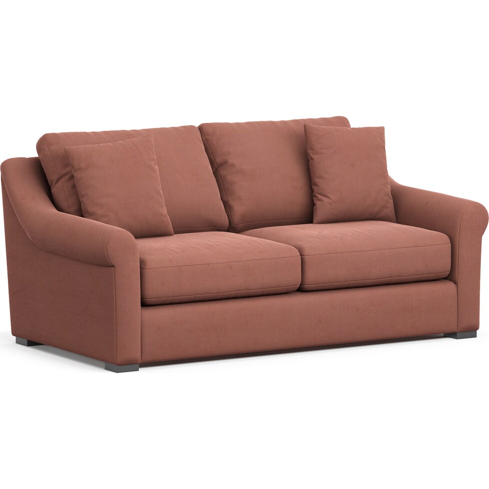 bowery pink sofa   