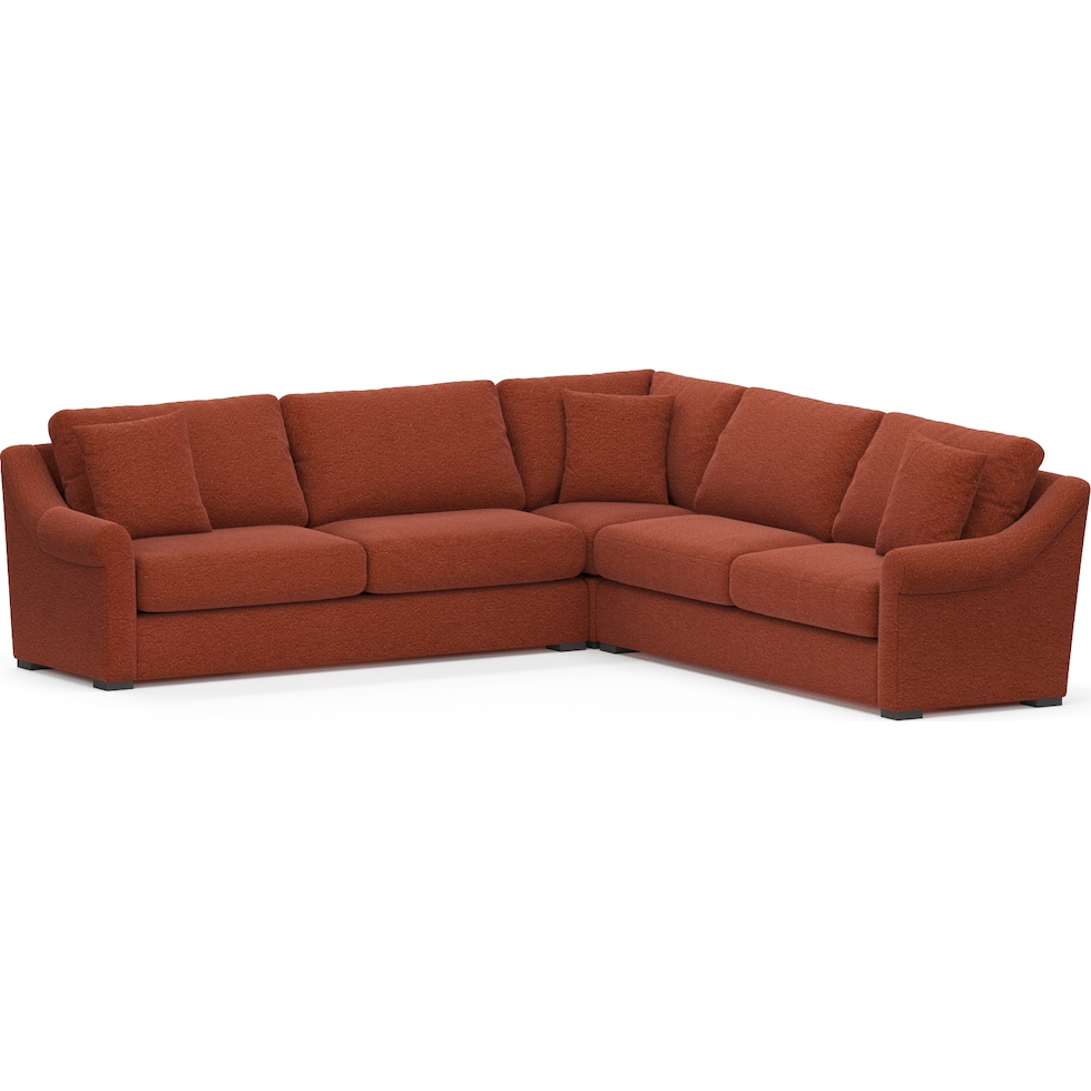 bowery red sleeper sectional   