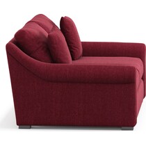 bowery red sofa   
