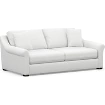 bowery white sleeper sofa   