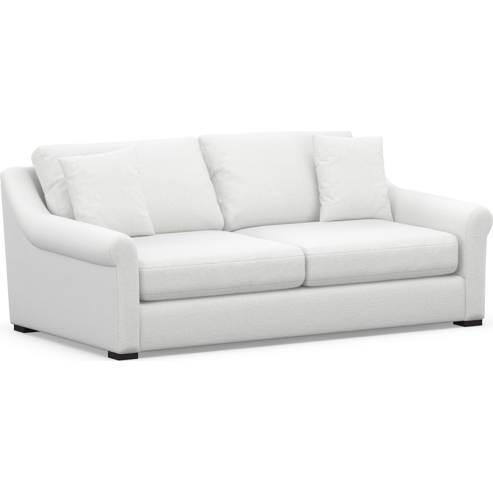 bowery white sleeper sofa   