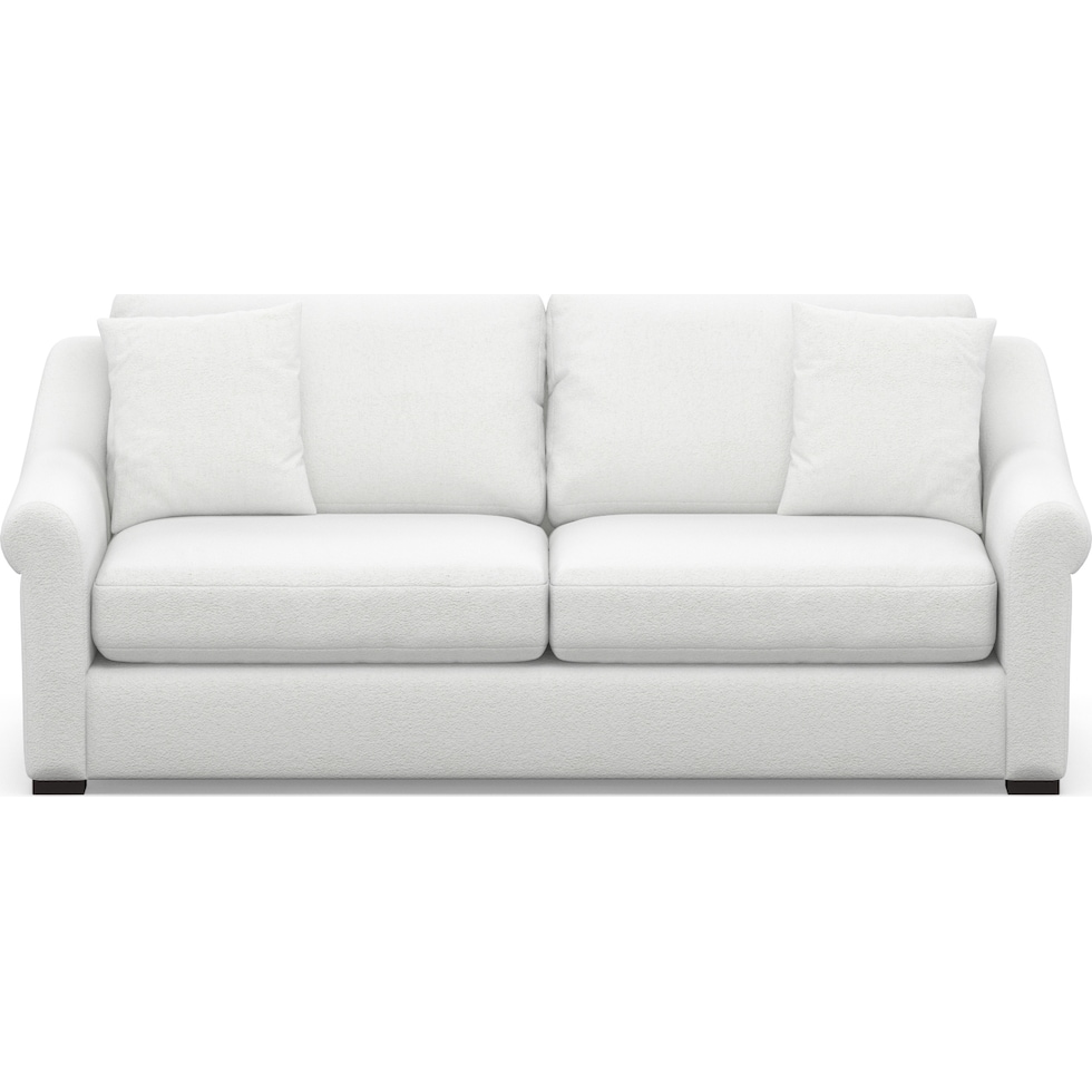 bowery white sleeper sofa   
