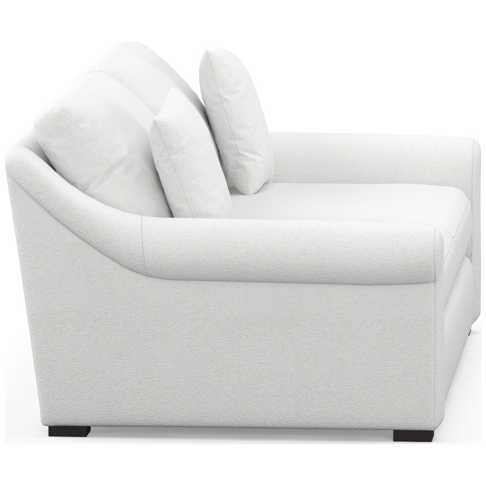 bowery white sleeper sofa   