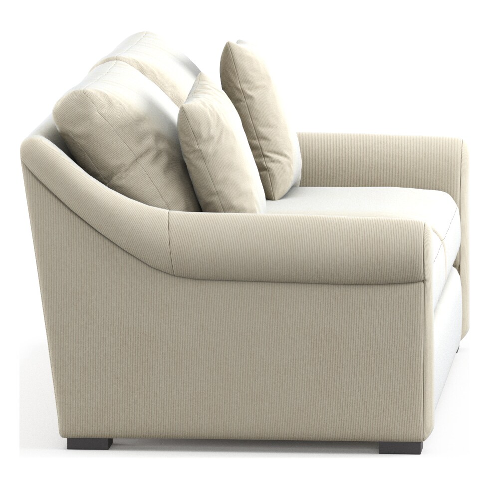 bowery white sleeper sofa   