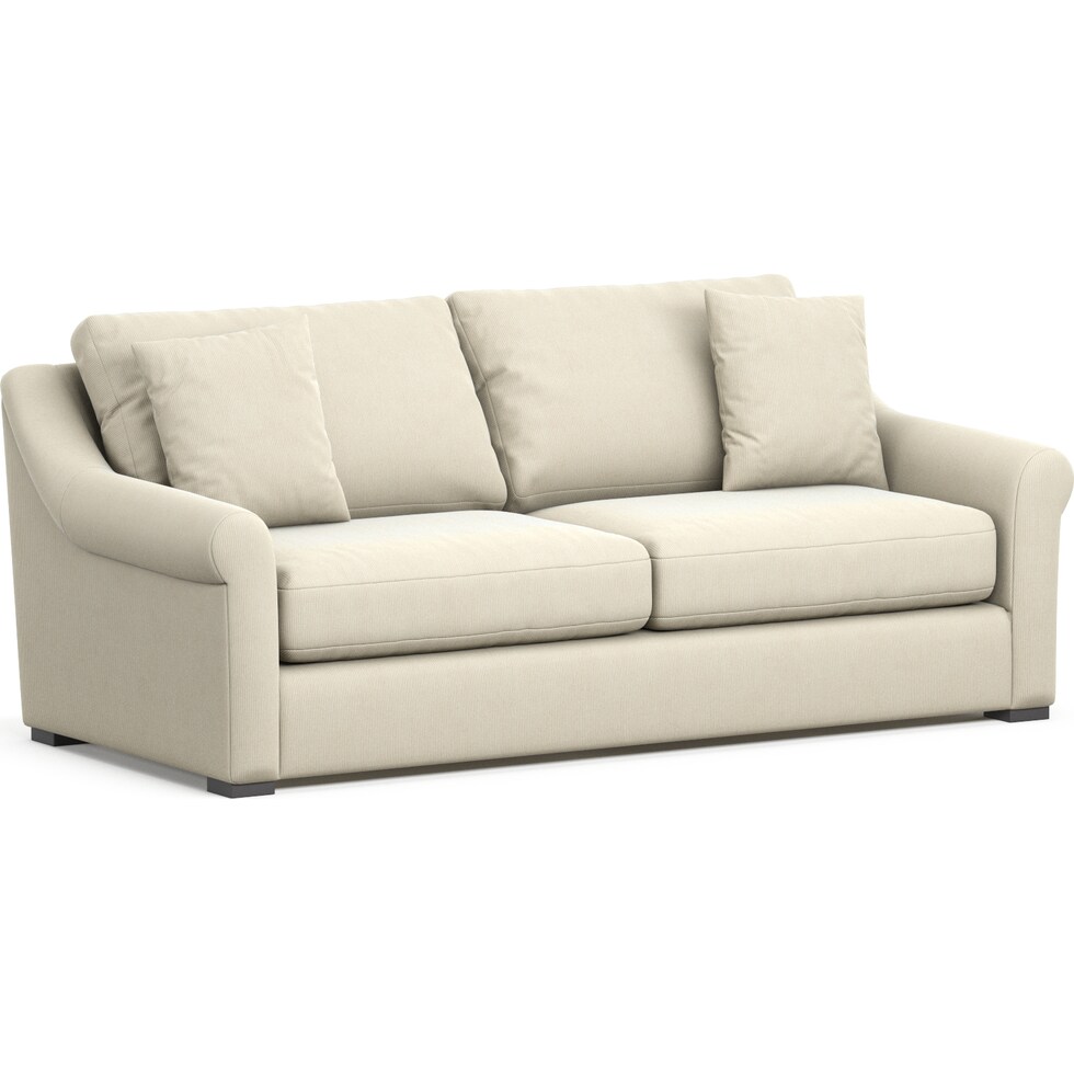 bowery white sleeper sofa   