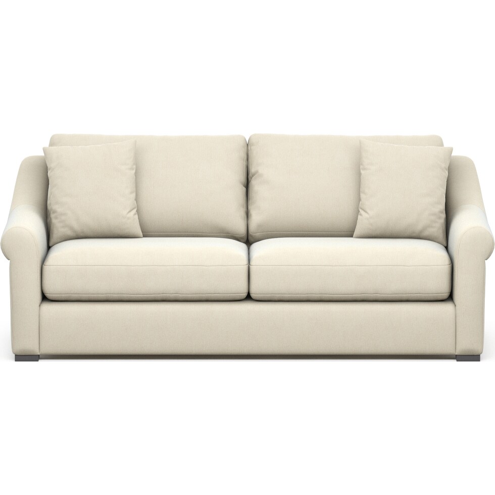 bowery white sleeper sofa   