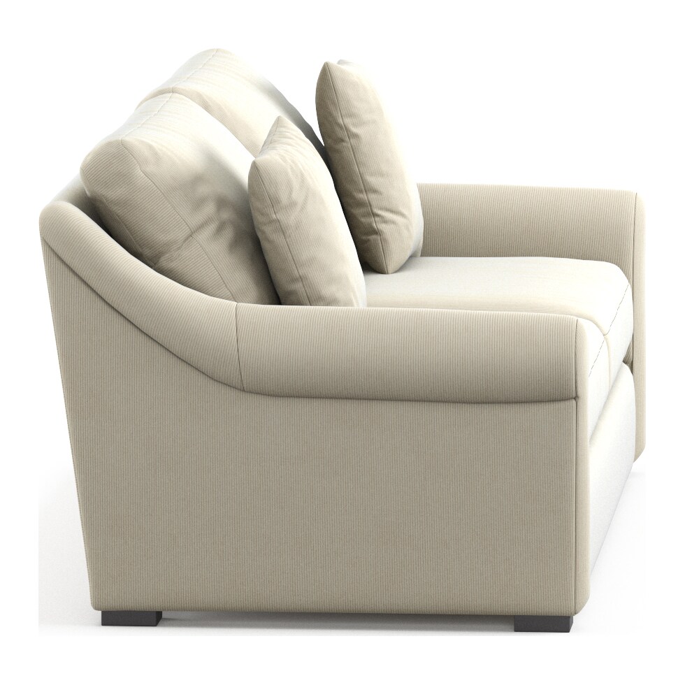 bowery white sleeper sofa   
