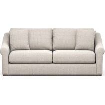 bowery white sleeper sofa   