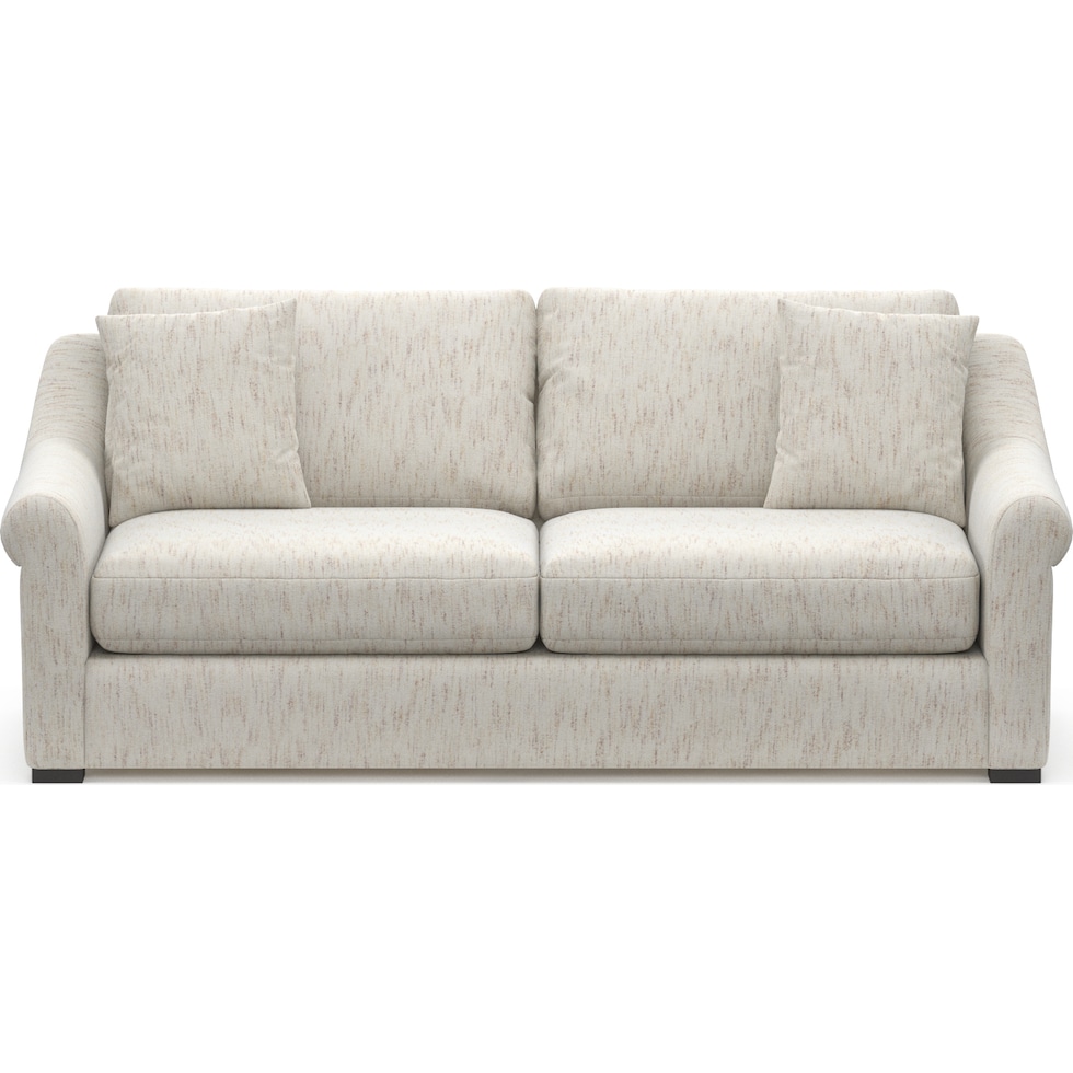 bowery white sleeper sofa   