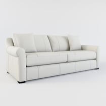 bowery white sleeper sofa web   